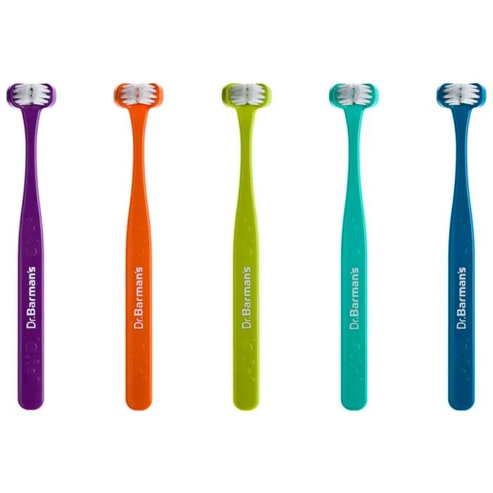 Дитяча зубна щітка Dr. Barman's Superbrush (Dentaco AG), 9603210000, тристороння (від 0-6 років), салатова (8.121/5) зображення 3