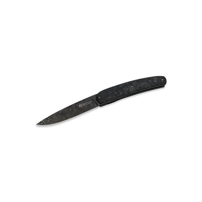 Ніж Maserin Gourmet, дамаск, fat carbon, чорний (380/DN)