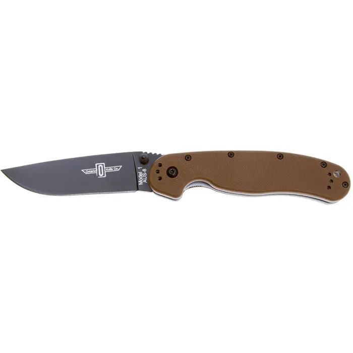Нож Ontario Knife RAT I D2 Carbon Fiber Black (ON8867CF)