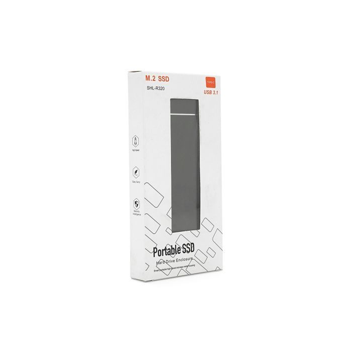 Карман внешний Voltronic SHL-R320 USB 3.0 to M.2 NGFF black (YT-USB3.0M.2 NGFF/B) изображение 3
