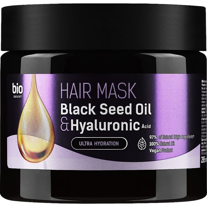 Маска для волос Bio Naturell Black Seed Oil & Hyaluronic Acid 295 мл (4820168434983)