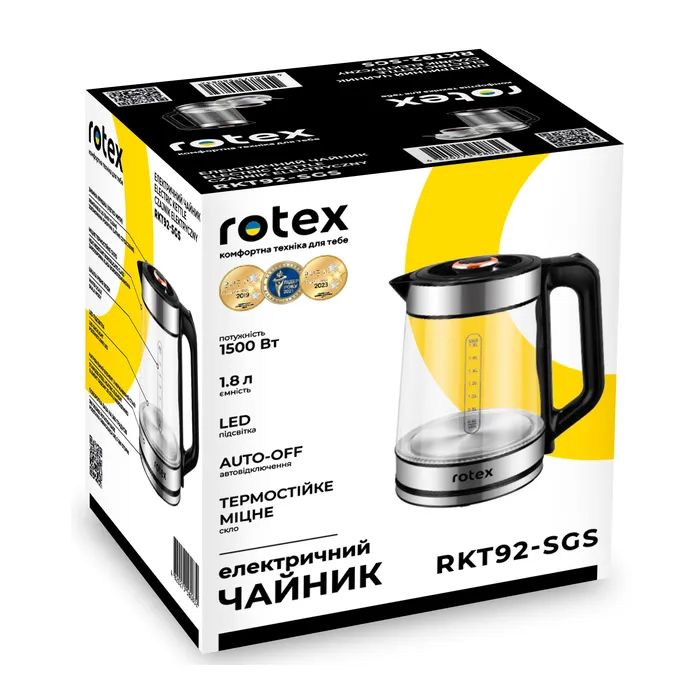 Електрочайник Rotex RKT92-SGS зображення 9