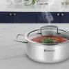 Каструля Bergner Steelblue, з кришкою 20 см (BG-33221-BL) зображення 2