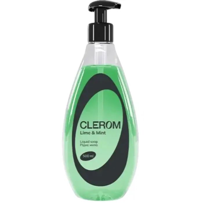 Жидкое мыло Clerom Lime and mint 500 мл (4820287020227)