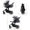 Коляска Kinderkraft 2 в 1 Prime 2 Shadow Grey (KSPRIM02GRY2000) (5902533922932) зображення 5