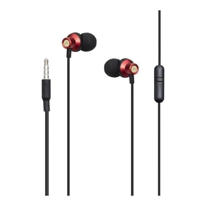 Наушники XO EP15 In-ear Metal Earphone 1.2 м Red (6920680866182)
