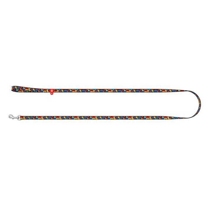 Повідець для котів WAUDOG Nylon "Блоки" Ш 10 мм Д 122 см (369-4056) зображення 2