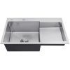 Мойка кухонная Kroner Geburstet-7848LHM (CV030021) изображение 3