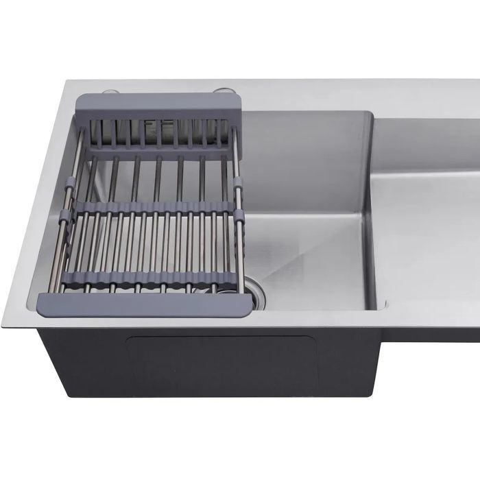 Мойка кухонная Kroner Geburstet-7848LHM (CV030021) изображение 7