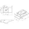 Мойка кухонная Kroner Geburstet-7848LHM (CV030021) изображение 9