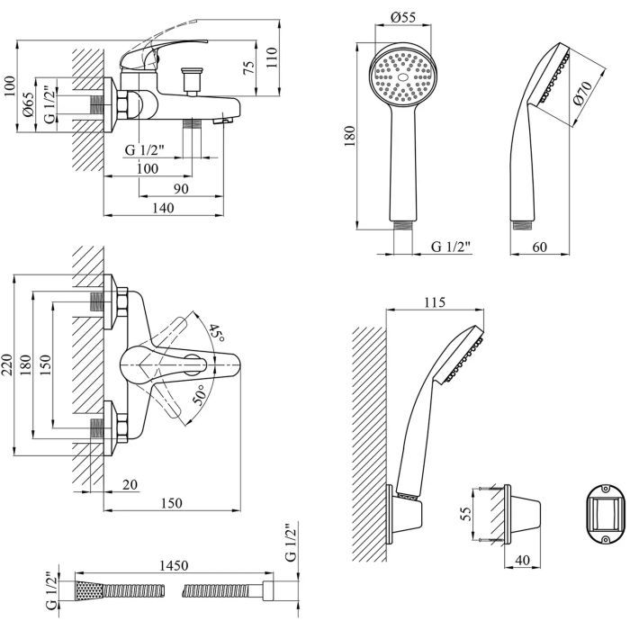 Смеситель Agua Leon-C060 (CV014928) изображение 7