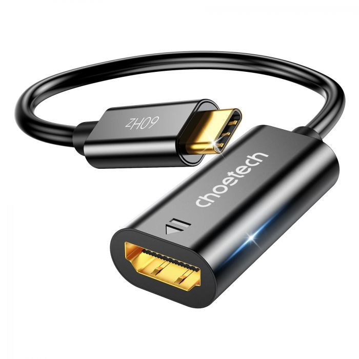Переходник USB-C to HDMI black Choetech (HUB-H04) > цены в Киеве и Украине Переходник USB-C to HDMI black Choetech (HUB-H04)