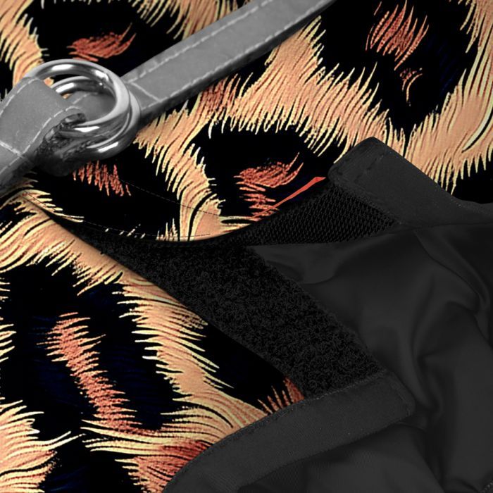 Шлей для собак WAUDOG Clothes мягкая с QR адресником "Леопард" S1 (227-4066) изображение 3