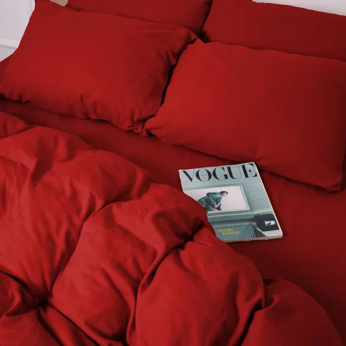 Постельное белье MirSon 009 Red Фланель 143х210 Полуторный (2200009651618) изображение 11