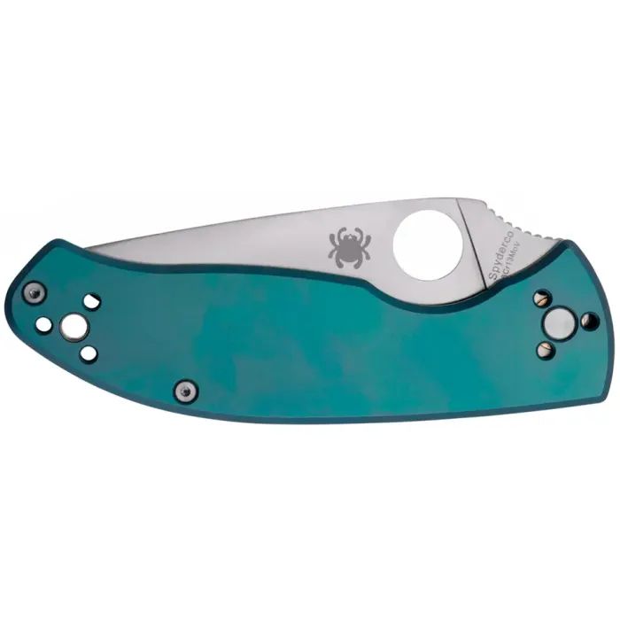 Нож Spyderco Tenacious BB Titanium Blue (C122TIBLBKP) изображение 3 Нож Spyderco Tenacious BB Titanium Blue (C122TIBLBKP) изображение 3