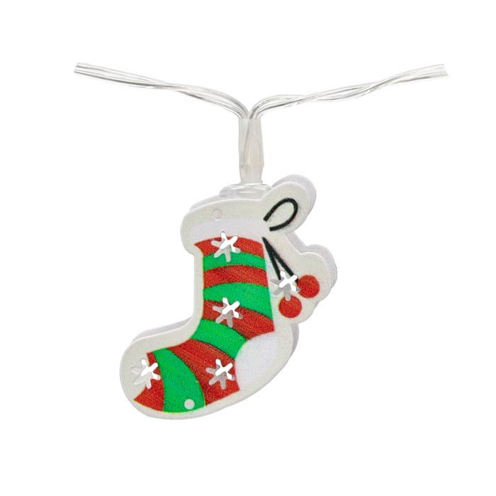 Гірлянда Chomik Новорічні атрибути 10 LED теплий білий, IP20, 2хАА (5900779854024) зображення 11