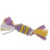 Игрушка для собак MISOKO&CO Кольцо с веревками фиолетовым с желтым 20 см (BEITR00181-VG)