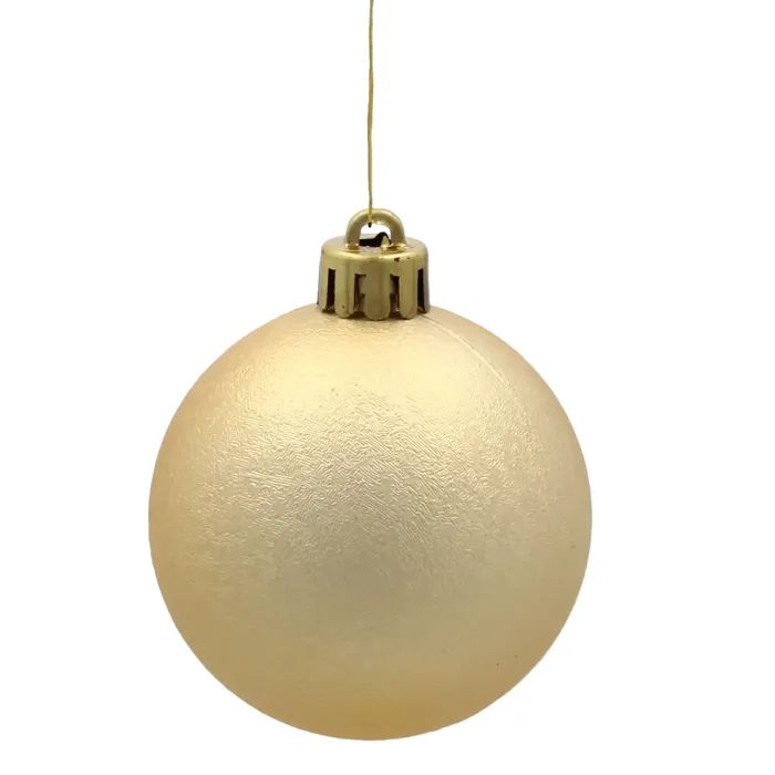 Елочная игрушка Chomik пластикові кульки 20 шт, 5 см, золотисті (5900779893801_2) изображение 3