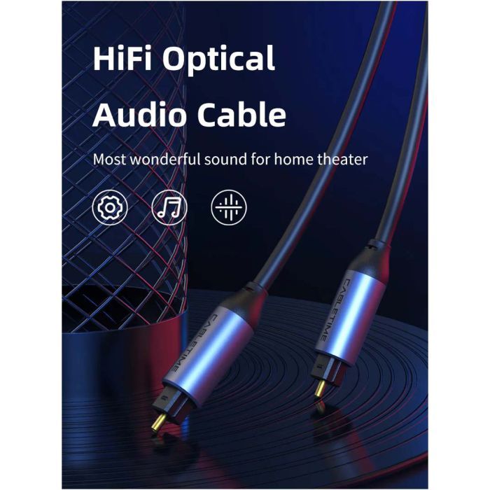 Кабель мультимедийный Optical Toslink 3.0m Cabletime (CA914623) изображение 3