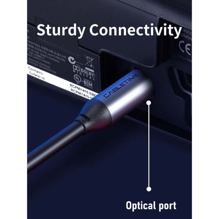 Кабель мультимедийный Optical Toslink 3.0m Cabletime (CA914623) изображение 6