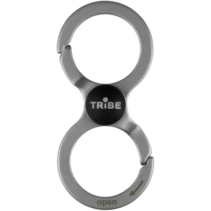 Карабін туристичний Tribe Twin Lock (T-LB-0007-metal)