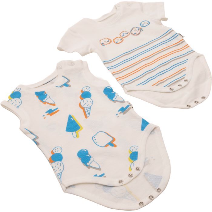 Боди детское Tongs комплект 2 штуки (4794-56B-cream) изображение 2