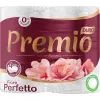 Туалетная бумага Диво Premio Fiore Perfetto 4 слоя 4 рулона (4820003833100)