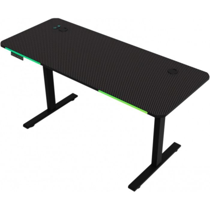 Комп'ютерний стіл GT Racer T-S 1438 Black (T-S 1438 (140x60x73-118) Black) зображення 4