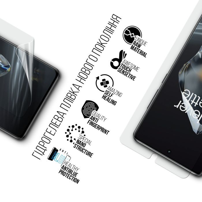 Плівка захисна Armorstandart hydrogel Anti-Blue OnePlus 12 5G (ARM89355) зображення 2