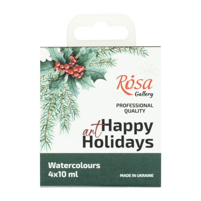Акварельні фарби Rosa Gallery Special Edition 3, 4 кольори по 10 мл (4823098546726)