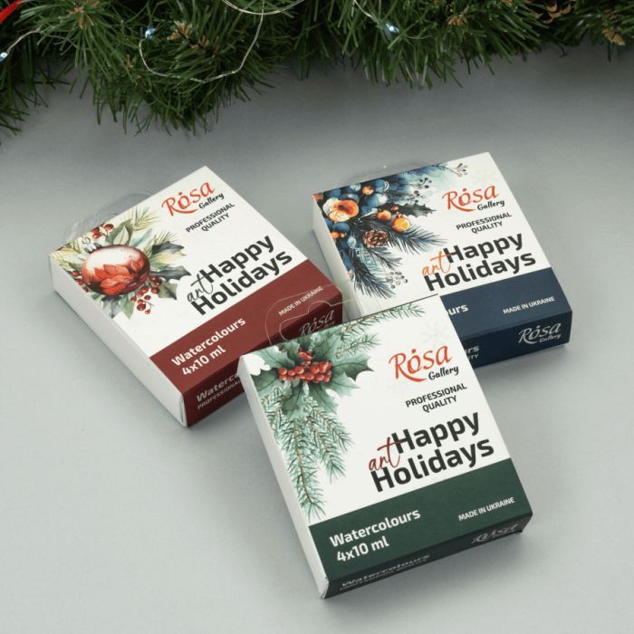 Акварельні фарби Rosa Gallery Special Edition 3, 4 кольори по 10 мл (4823098546726) зображення 4