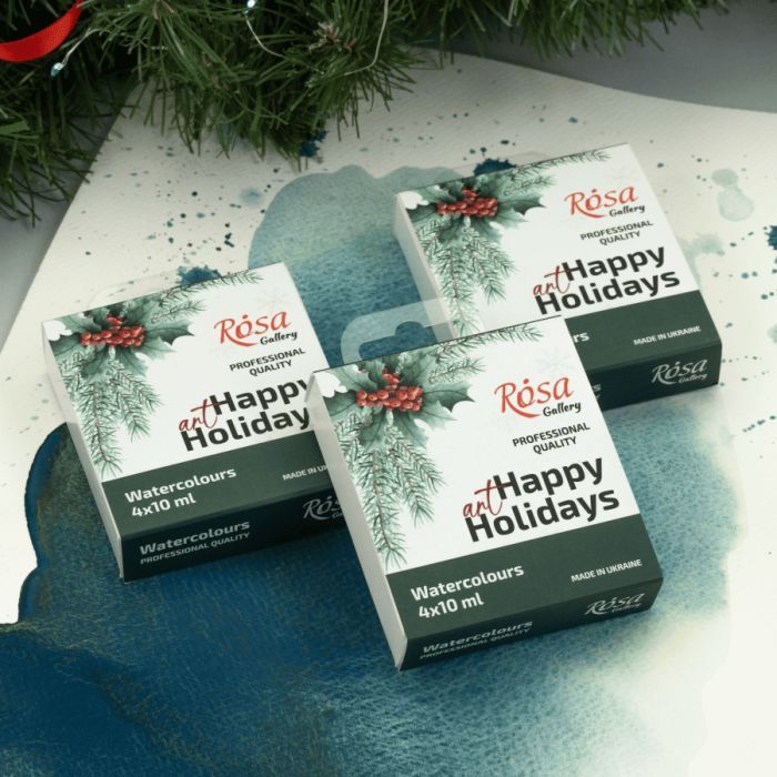 Акварельні фарби Rosa Gallery Special Edition 3, 4 кольори по 10 мл (4823098546726) зображення 7