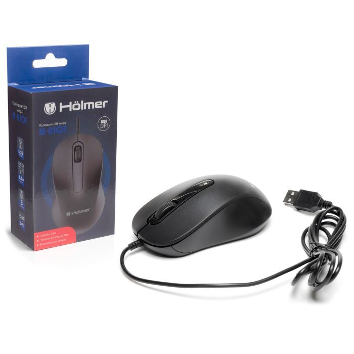 Мишка Hölmer M-01OF USB Black (M-01OF) зображення 12
