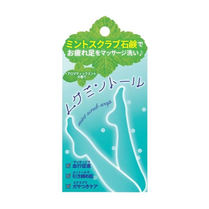 Тверде мило Pelican Mint Scrub для ніг З охолоджувальним ефектом 75 г (4976631478906)