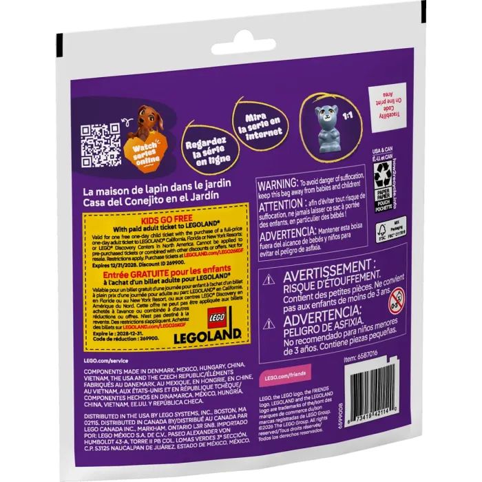 Конструктор LEGO Friends Садовая избушка для кролика (30722) изображение 3