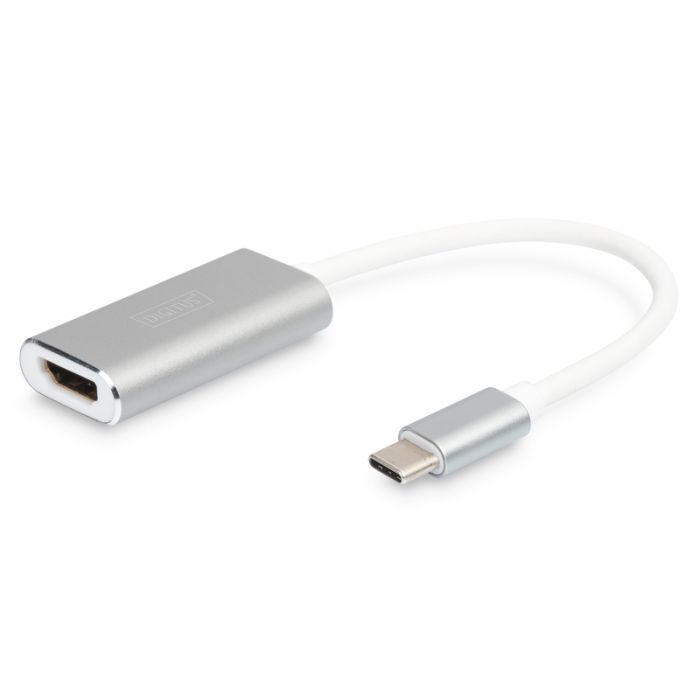 Переходник USB-C to HDMI F 0.2m UHD 4K Digitus (DA-70836)