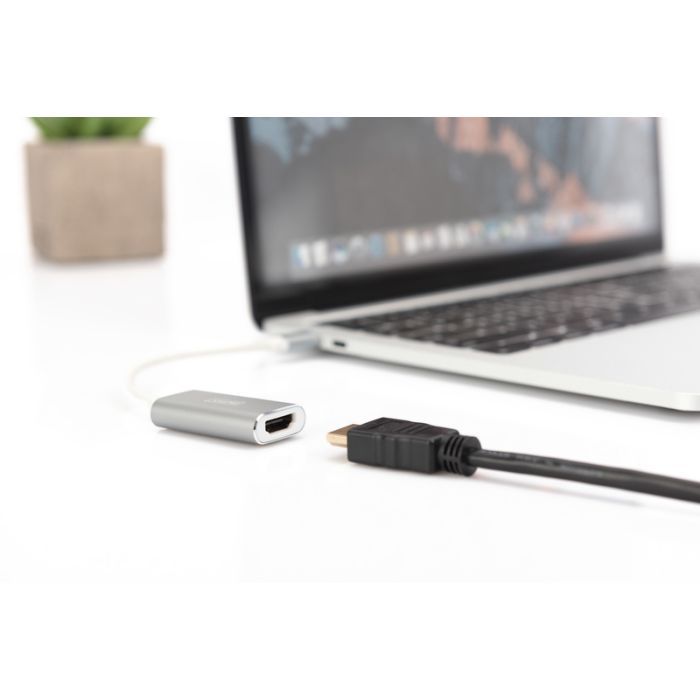 Переходник USB-C to HDMI F 0.2m UHD 4K Digitus (DA-70836) изображение 7