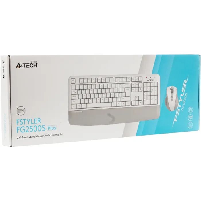 Комплект A4Tech FG2500S Plus Wireless UA White (4711421003254) изображение 8
