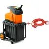 Садовий подрібнювач GTM DS2800/45 KIT, 220В, 2800Вт, до 45мм, ножі, 60л + подовжувач 10м (DS2800/45_KIT+ext.cord) зображення 3