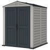 Садовий будиночок Duramax пластиковий YardMate 171х171х210 см темно-сірий (20009) зображення 3