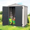 Садовий будиночок Duramax пластиковий YardMate 171х171х210 см темно-сірий (20009) зображення 7