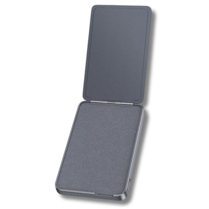 Батарея універсальна HOCO 5000mAh Title PD/20W Magnetic with stand + mini wallet Grey (Q46 / 714988) зображення 6