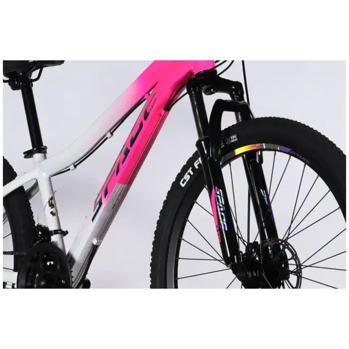 Велосипед Space 26" IZIDA DD FR рама-13" AL 2026 зелено-сріблястий (OPS-SP-26-101) изображение 2