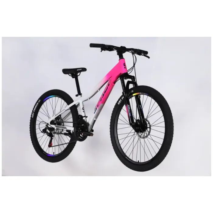 Велосипед Space 26" IZIDA DD FR рама-13" AL 2026 зелено-сріблястий (OPS-SP-26-101) изображение 3