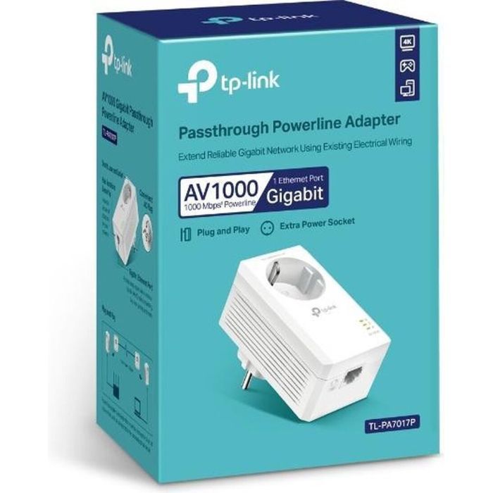 Адаптер Powerline TP-Link TL-PA7017P изображение 5