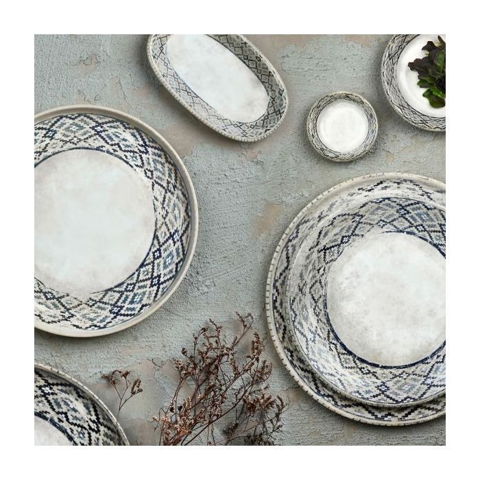 Блюдо By Bone серія "Rug" овальне 19х11 см (RUG-ZT-19-OV) зображення 2