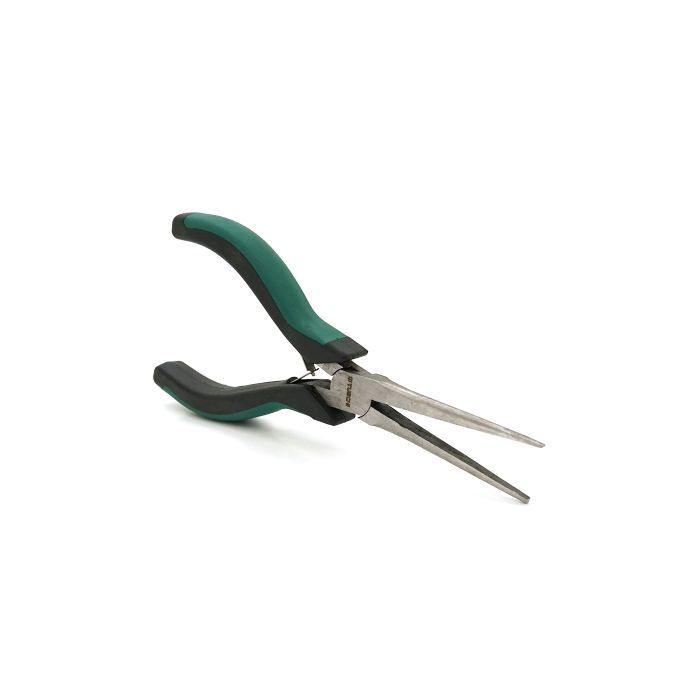 Плоскогубці Voltronic круглогубці довгі, чорно-зелені ручки 155 х 55, Q100 (YT-UL155х55) зображення 2