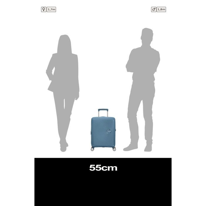 Валіза American Tourister Soundbox 35.5/41 л сіро-синя (32G*51001) зображення 11