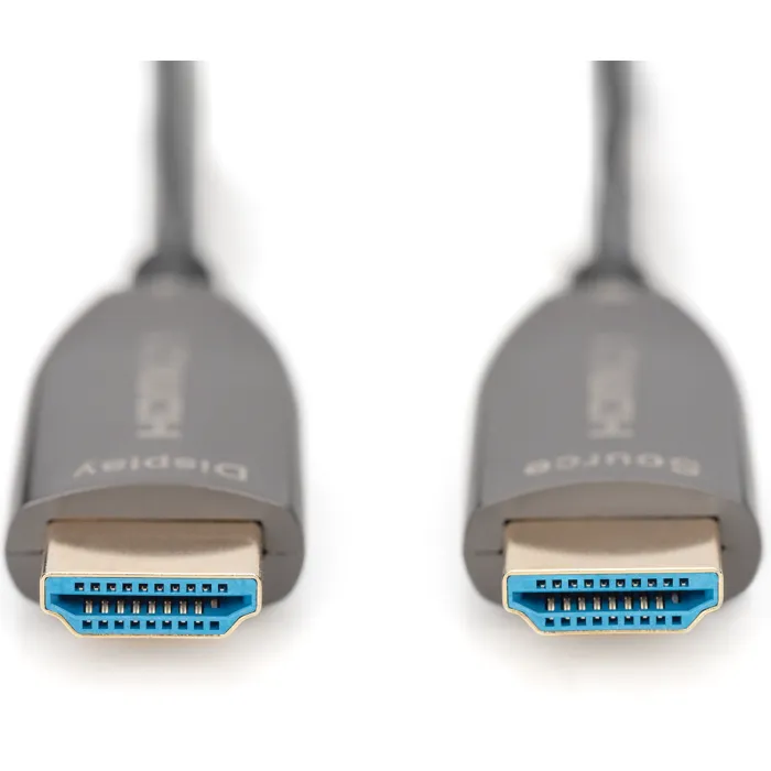 Кабель мультимедийный HDMI M to HDMI M 20m 8K AOC hybrid-fiber black Digitus (AK-330126-200-S) изображение 2