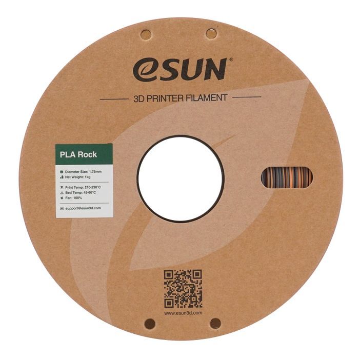 Пластик для 3D-принтера eSUN PLA Rock 1,75mm 1kg PEGMATITE (PLA-ROCK175O-PE1P1) зображення 4